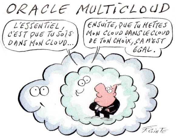 Dessin: CloudWorld 2023 : Oracle met à jour l’infrastructure d’OCI 
